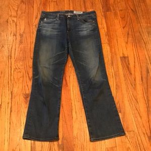 AG The Jodi Crop high-rise flare crop